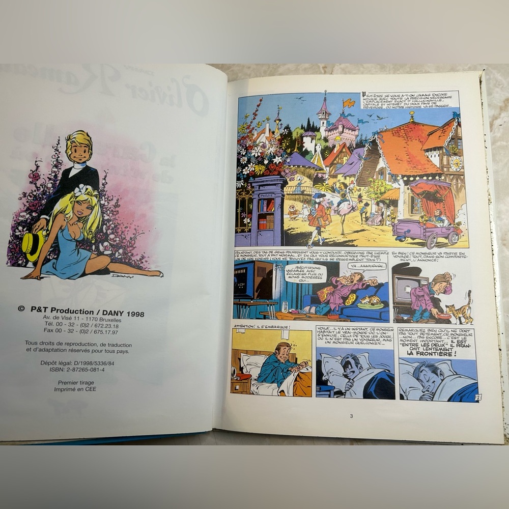 Olivier rameau (French) hardcover comic book 1998 - Picture 4 of 6